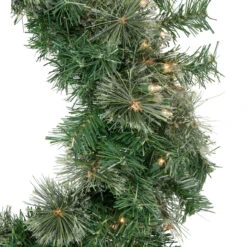 Pre-Lit Oregon Cashmere Pine Artificial Christmas Wreath, 24-Inch, Clear Lights -Optimal Christmas Shop northlight sm93017 2update 04303.1669212671