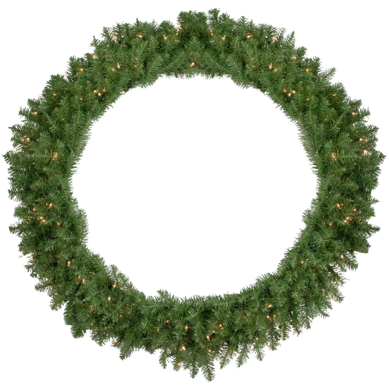 Pre-Lit Rockwood Pine Artificial Christmas Wreath, 48-Inch, Clear Lights 3 Pre-Lit Rockwood Pine Artificial Christmas Wreath, 48-Inch, Clear Lights