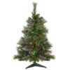 3' Pre-Lit Kingston Cashmere Pine Full Artificial Christmas Tree, Multi LED Lights -Optimal Christmas Shop northlight sm93046 1 89902.1667535772
