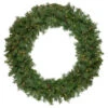 Pre-Lit Black River Pine Artificial Christmas Wreath, 48-Inch, Clear Lights -Optimal Christmas Shop northlight sm93063 1 74954.1667553531
