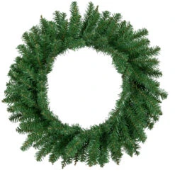 Green Winona Fir Artificial Christmas Wreath, 24-Inch, Unlit