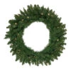 Pre-Lit Winona Fir Artificial Christmas Wreath, 24-Inch, Warm White LED Lights -Optimal Christmas Shop northlight sm93071 1 79333.1667530158