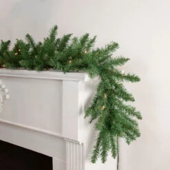9' X 12 Pre-Lit Winona Fir Artificial Christmas Garland - Clear Lights -Optimal Christmas Shop northlight sm93077 style 16192.1667530165