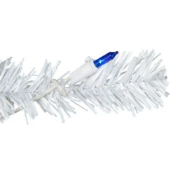 6.5' Pre-Lit Woodbury White Pine Pencil Artificial Christmas Tree, Blue Lights -Optimal Christmas Shop northlight sm93086 4 37218.1667530174