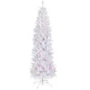 6.5' Pre-Lit Woodbury White Pine Pencil Artificial Christmas Tree, Pink Lights 1 6.5' Pre-Lit Woodbury White Pine Pencil Artificial Christmas Tree, Pink Lights -Optimal Christmas Shop northlight sm93088 1 05036.1667386158