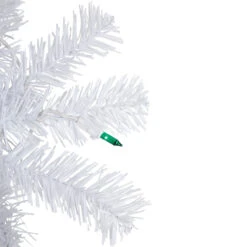 Pre-Lit Woodbury White Pine Artificial Christmas Wreath, 24-Inch, Green Lights -Optimal Christmas Shop northlight sm93090 3new 67516.1671631275