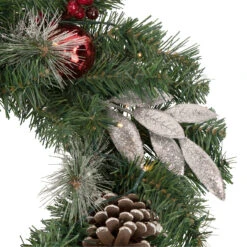 24" Pre-Lit Decorated Frosted Pine Cone And Berries Artificial Christmas Wreath 8 24" Pre-Lit Decorated Frosted Pine Cone And Berries Artificial Christmas Wreath -Optimal Christmas Shop northlight sm93363 320copy 64127.1667530181
