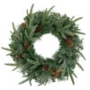 24" Pre-Lit Artificial Mixed Pine And Pine Cone Christmas Wreath 2 24" Pre-Lit Artificial Mixed Pine And Pine Cone Christmas Wreath -Optimal Christmas Shop northlight sm93376 1updated 00062.1667530104