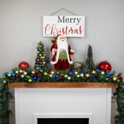 15.75" Multi-Color 3-Finish Shatterproof Ball Christmas Tree With Tinsel -Optimal Christmas Shop northlight sm937902c20sm93800 styled 19763.1687965333