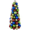 15.75" Multi-Color 3-Finish Shatterproof Ball Christmas Tree With Tinsel -Optimal Christmas Shop northlight sm93800 1 11885.1687965332