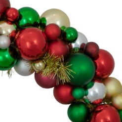 Traditional Colors 2-Finish Shatterproof Ball Christmas Wreath, 36-Inch 9 Traditional Colors 2-Finish Shatterproof Ball Christmas Wreath, 36-Inch -Optimal Christmas Shop northlight sm93809 3 91708.1667517701