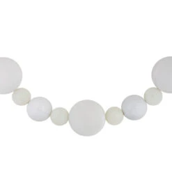 6' White Shatterproof Ball 3-Finish Christmas Garland -Optimal Christmas Shop northlight sm93811 03 12309.1687800826