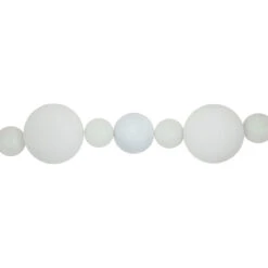6' White Shatterproof Ball 3-Finish Christmas Garland -Optimal Christmas Shop northlight sm93811 2 10656.1687800827