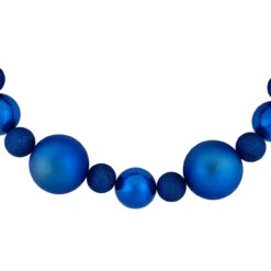 6' Blue Shatterproof Ball 3-Finish Christmas Garland 11 6' Blue Shatterproof Ball 3-Finish Christmas Garland -Optimal Christmas Shop northlight sm93812 03 00855.1687801152