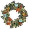 Green And Orange Foliage And Gourds Thanksgiving Artificial Wreath, 22-Inch 1 Green And Orange Foliage And Gourds Thanksgiving Artificial Wreath, 22-Inch -Optimal Christmas Shop northlight sm94131 1 85357.1667488527