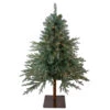 4.5' Pre-Lit Full Fairbanks Alpine Artificial Christmas Tree - Clear Lights
