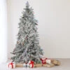 6.5' Pre-Lit Flocked Dunton Spruce Slim Artificial Christmas Tree - Multi Lights 1 6.5' Pre-Lit Flocked Dunton Spruce Slim Artificial Christmas Tree - Multi Lights -Optimal Christmas Shop northlight sp15001 54086.1667572645