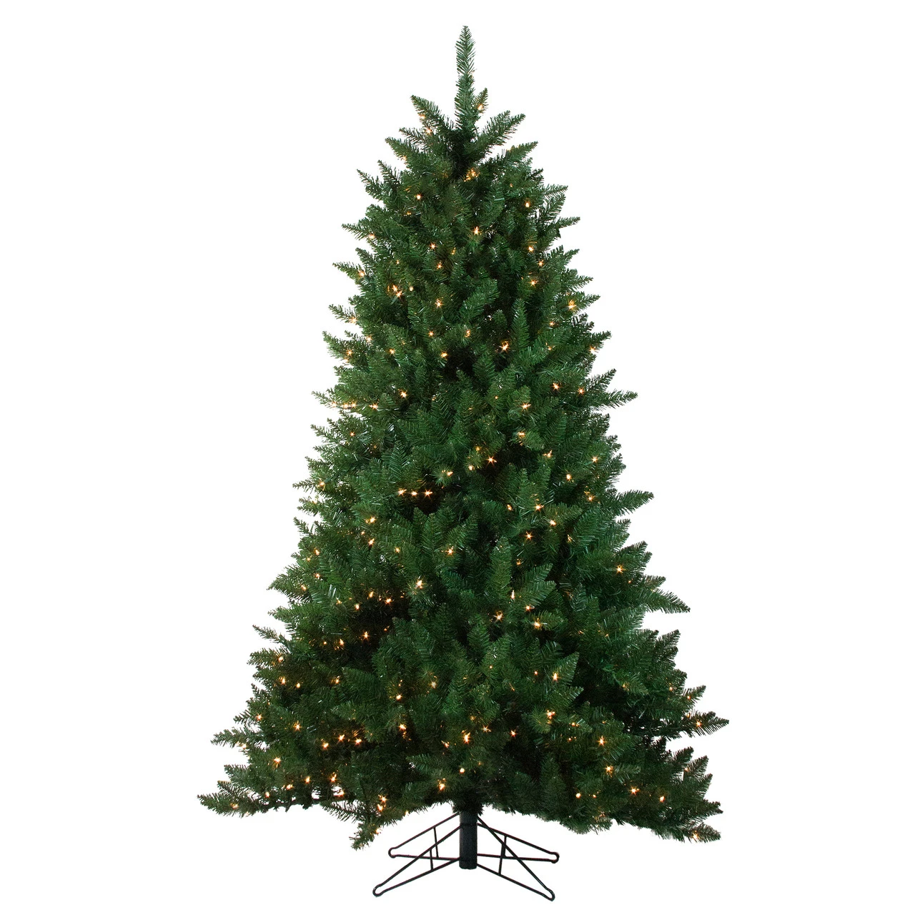 7.5' Pre-Lit Medium Montana Pine Artificial Christmas Tree - Clear Lights 4 7.5' Pre-Lit Medium Montana Pine Artificial Christmas Tree - Clear Lights - Image 2