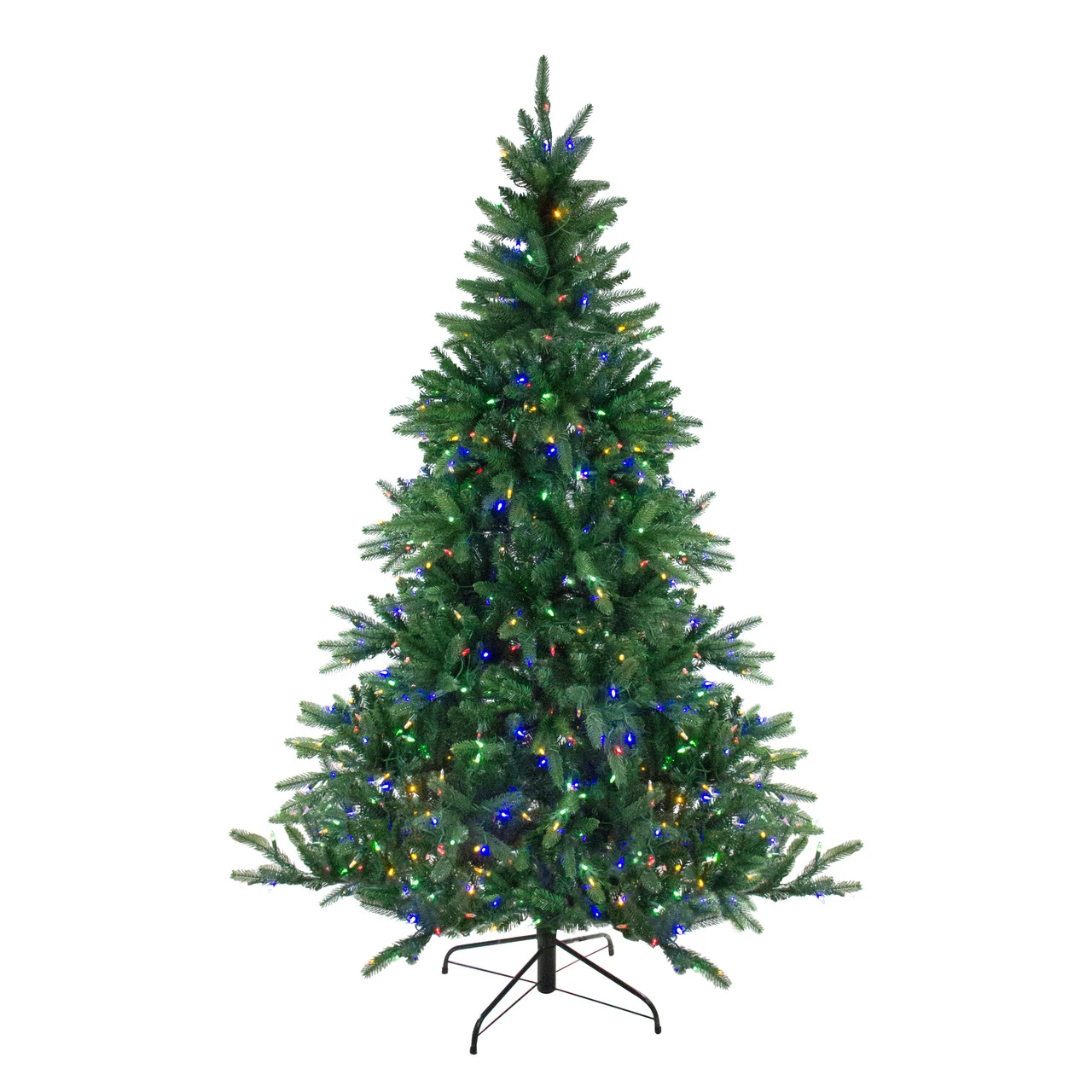 7.5' Pre-Lit Full Instant Connect Noble Fir Artificial Christmas Tree - Dual LED Lights 4 7.5' Pre-Lit Full Instant Connect Noble Fir Artificial Christmas Tree - Dual LED Lights - Image 2
