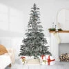 6.5' Pre-Lit Full Flocked Whistler Noble Fir Artificial Christmas Tree - Clear Lights 1 6.5' Pre-Lit Full Flocked Whistler Noble Fir Artificial Christmas Tree - Clear Lights -Optimal Christmas Shop northlight sp15025 1new 90831.1672793047