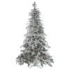 7.5' Pre-Lit Full Flocked Whistler Noble Fir Artificial Christmas Tree - Clear Lights 2 7.5' Pre-Lit Full Flocked Whistler Noble Fir Artificial Christmas Tree - Clear Lights -Optimal Christmas Shop northlight sp15026 91263.1667573668