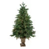 4.5' Pre-Lit Potted Sierra Norway Spruce Slim Artificial Christmas Tree, Clear Lights -Optimal Christmas Shop northlight sp15038 70301.1684942152