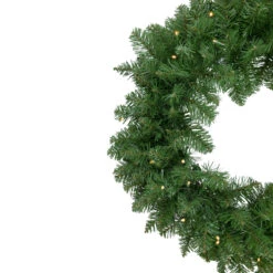 Pre-Lit Whitmire Pine Artificial Christmas Wreath - 24-Inch, Warm White LED Lights -Optimal Christmas Shop northlight sp15040 2new 23805.1671643446