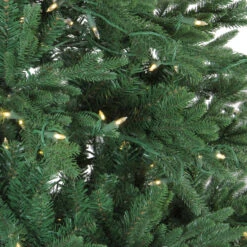 6.5' Pre-Lit Full Minnesota Balsam Fir Artificial Christmas Tree - Clear LED Lights -Optimal Christmas Shop northlight sp15067 2 06209.1667536312