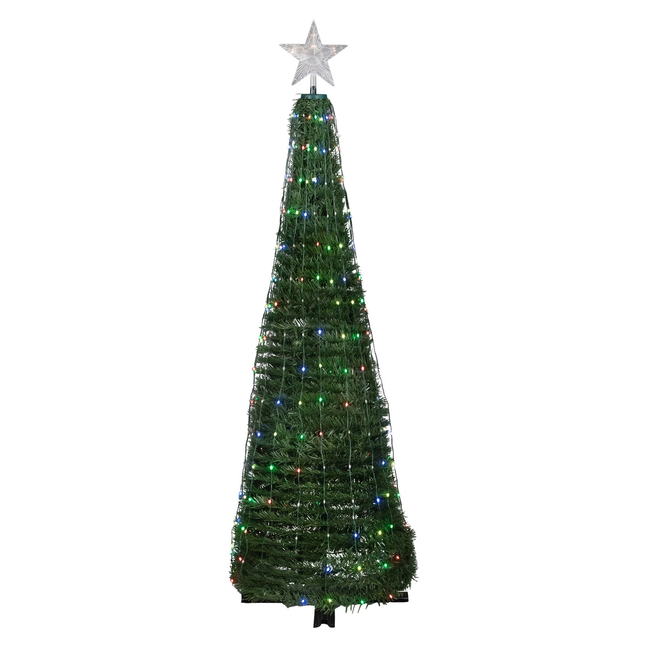 6' Green Color Changing Multiple Function Pop Up Artificial Outdoor Christmas Tree 4 6' Green Color Changing Multiple Function Pop Up Artificial Outdoor Christmas Tree - Image 2