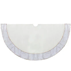 48" Rose Gold And White Reversible Sequin Trim Christmas Tree Skirt 10 48" Rose Gold And White Reversible Sequin Trim Christmas Tree Skirt -Optimal Christmas Shop northlight t010057 2 sample new 04615.1667570486