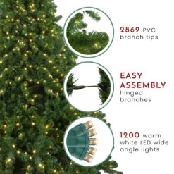 9' Pre-Lit Full Olympia Pine Artificial Christmas Tree - Warm White Lights -Optimal Christmas Shop northlight th28354 thumbnail 220 74622.1667572691