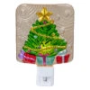 4" Green And Gold Christmas Tree Night Light -Optimal Christmas Shop northlight tn89416 92945.1667488091