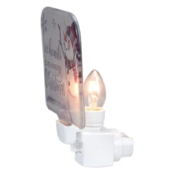4" White All Hearts Come Home For Christmas Glass Night Light -Optimal Christmas Shop northlight tn91441 1 40215.1667519174
