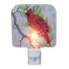 4" Red Cardinal Glass Christmas Night Light 2 4" Red Cardinal Glass Christmas Night Light -Optimal Christmas Shop northlight tn91442 94933.1667488093