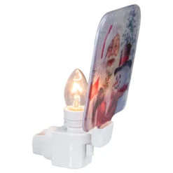 4" Red And White Santa And A Snowman Christmas Night Light -Optimal Christmas Shop northlight tn91445 2 95694.1667509730