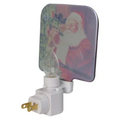 6" Norman Rockwell 'Santa Trimming Tree' Glass Christmas Night Light 7 6" Norman Rockwell 'Santa Trimming Tree' Glass Christmas Night Light -Optimal Christmas Shop northlight tn93382 1 10602.1667517351