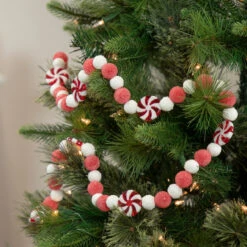 4' Peppermint Candy Beaded Christmas Garland - Unlit 6 4' Peppermint Candy Beaded Christmas Garland - Unlit -Optimal Christmas Shop northlight tr92575 style 15596.1667489064
