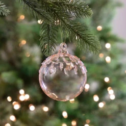 3" Pink Iridescent Glass Christmas Ball Ornament -Optimal Christmas Shop northlight tr92593 style 89278.1667529832