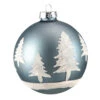 4" Slate Blue With Glittered Trees Glass Ball Christmas Ornament -Optimal Christmas Shop northlight tr92625 1 71087.1683572218