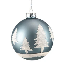 4" Slate Blue With Glittered Trees Glass Ball Christmas Ornament 11 4" Slate Blue With Glittered Trees Glass Ball Christmas Ornament -Optimal Christmas Shop northlight tr92625 1 newer20copy 50354.1683572219