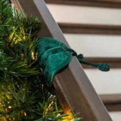 Set Of 3 Snowflakes Patterned Banister Protecting Christmas Garland Ties 7.25" -Optimal Christmas Shop northlight v 11099 grn 9updated 65286.1667532422