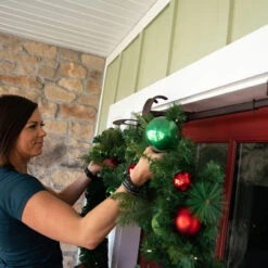 Adjustable Christmas Garland Hanger For Single Door Frames -Optimal Christmas Shop northlight v 20720 brn 5updated 25816.1667490772