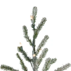 5' Pre-Lit Medium Flocked Alpine Twig Artificial Christmas Tree - Warm White Lights -Optimal Christmas Shop northlight v04006 2 65748.1667576014
