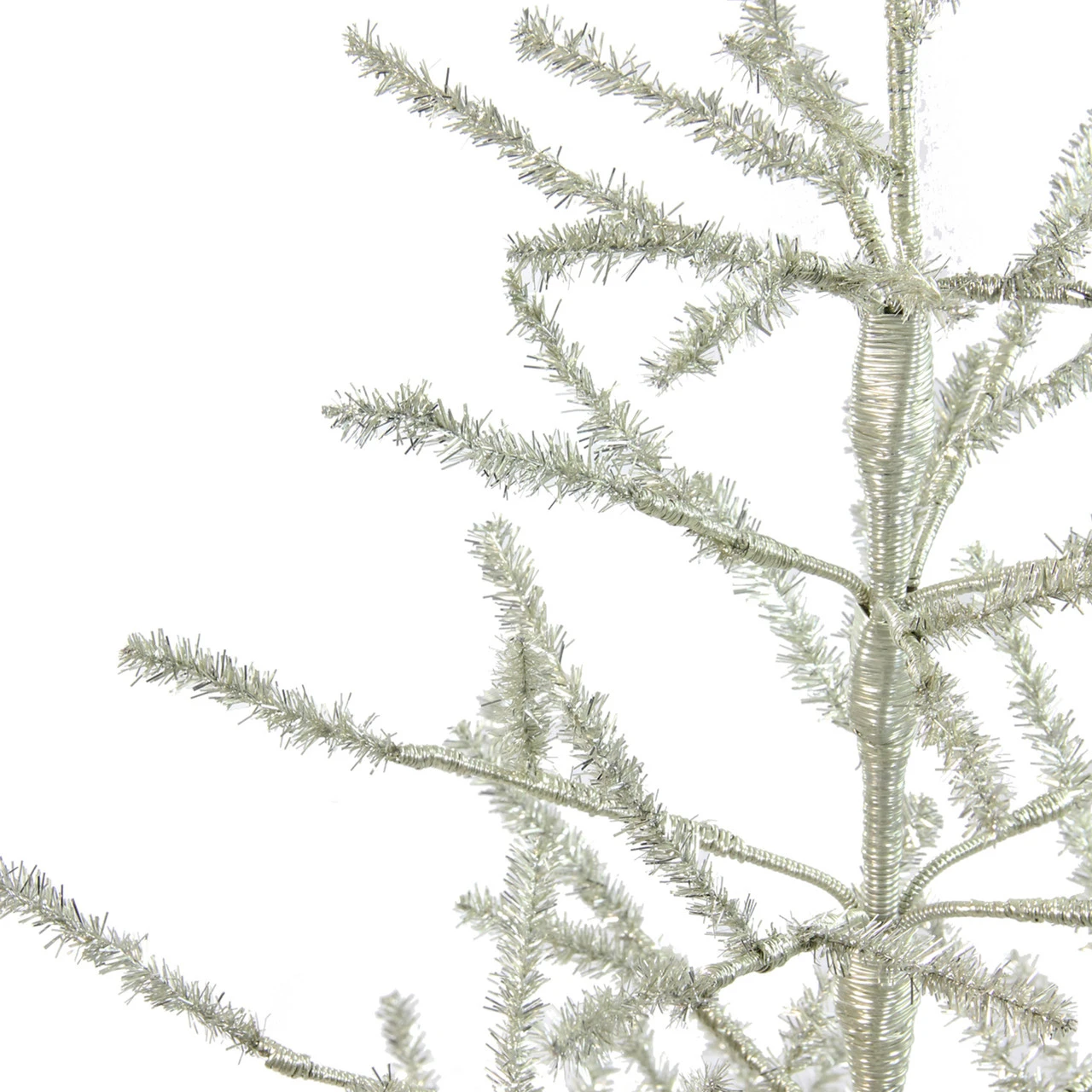 3' FullChampagne Tinsel Artificial Christmas Twig Tree - Unlit 4 3' FullChampagne Tinsel Artificial Christmas Twig Tree - Unlit - Image 2