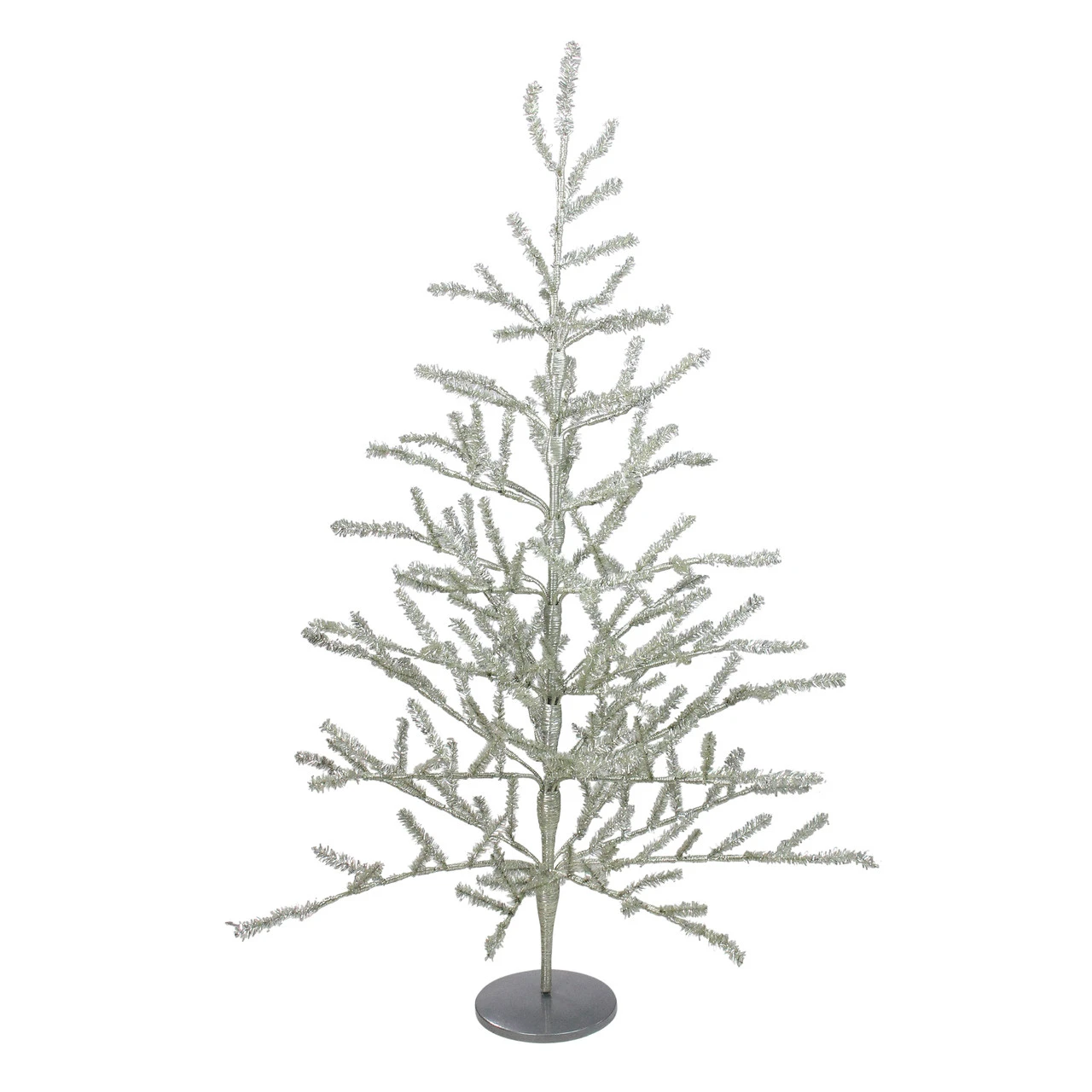 3' FullChampagne Tinsel Artificial Christmas Twig Tree - Unlit 3 3' FullChampagne Tinsel Artificial Christmas Twig Tree - Unlit