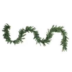 100' X 8" Green Commercial Length Canadian Pine Artificial Christmas Garland, Unlit