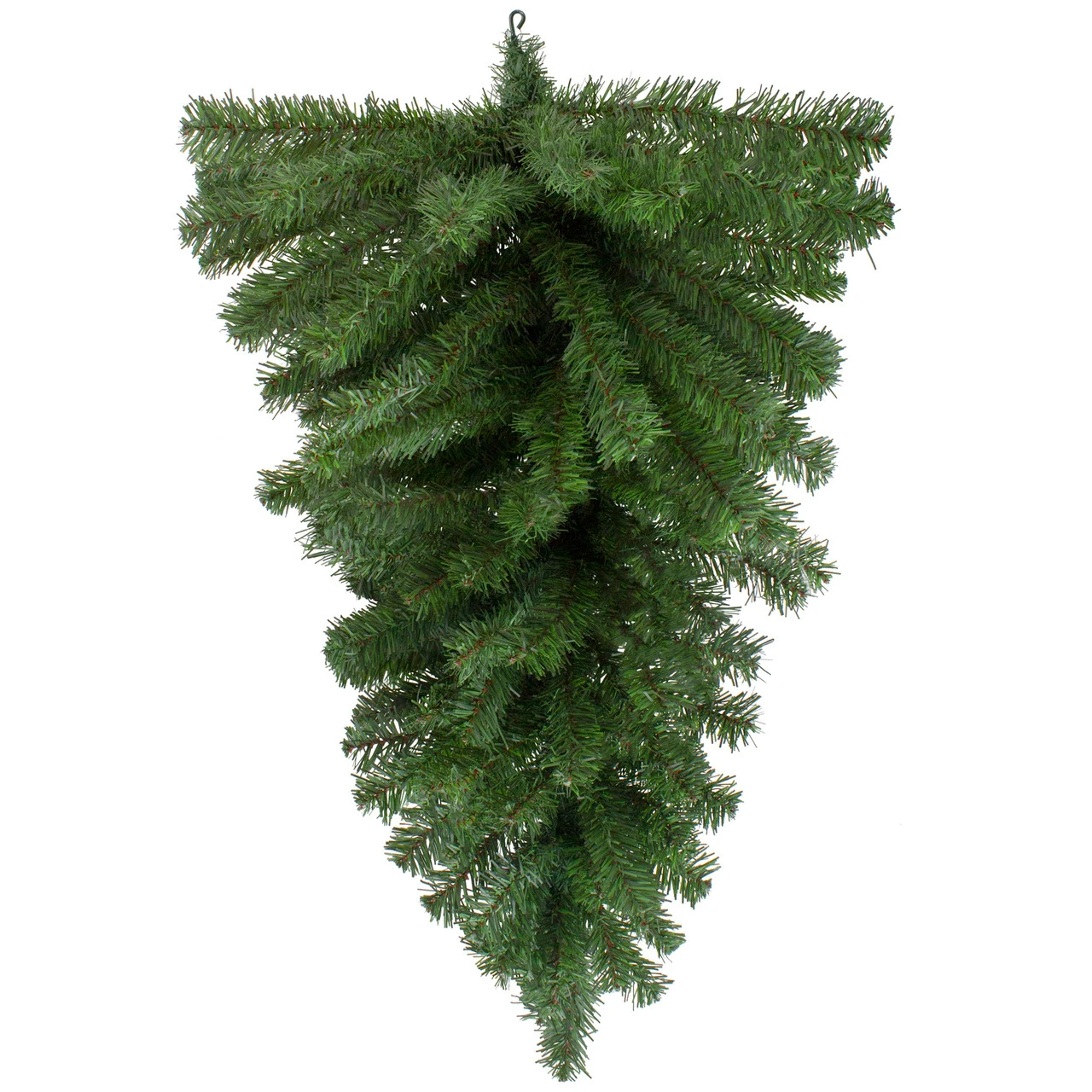 32" Canadian Pine Artificial Christmas Teardrop Swag, Unlit 2 32" Canadian Pine Artificial Christmas Teardrop Swag, Unlit