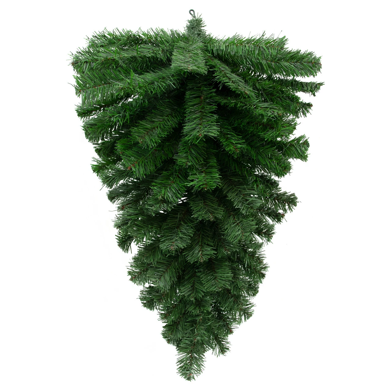 32" Colorado Spruce Artificial Christmas Teardrop Swag - Unlit 3 32" Colorado Spruce Artificial Christmas Teardrop Swag - Unlit