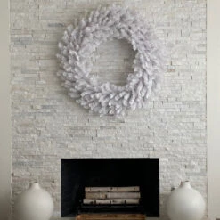 Snow White Pine Artificial Christmas Wreath - 48-Inch, Unlit -Optimal Christmas Shop northlight v15812 cxpic 89490.1676305162