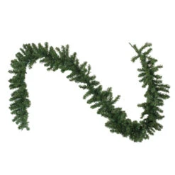 9' X 10" Pre-Lit LED Canadian Pine Artificial Christmas Garland, Clear Lights